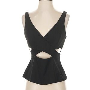 JAYGODFREY Cut Out Black Top